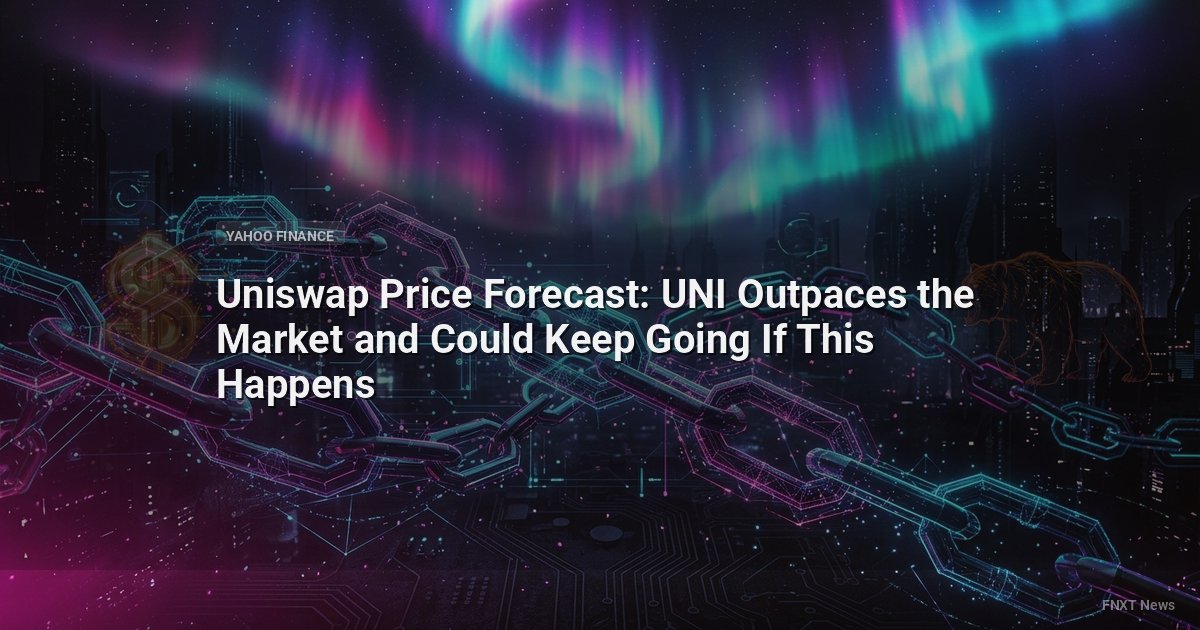 Uniswap Price Forecast: UNI Outpaces the Market and Could Keep Going If This Happens