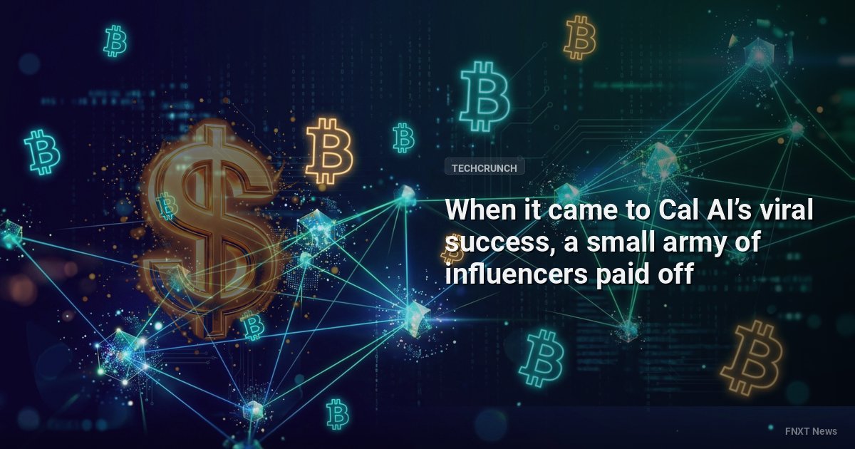 When it came to Cal AI’s viral success, a small army of influencers paid off