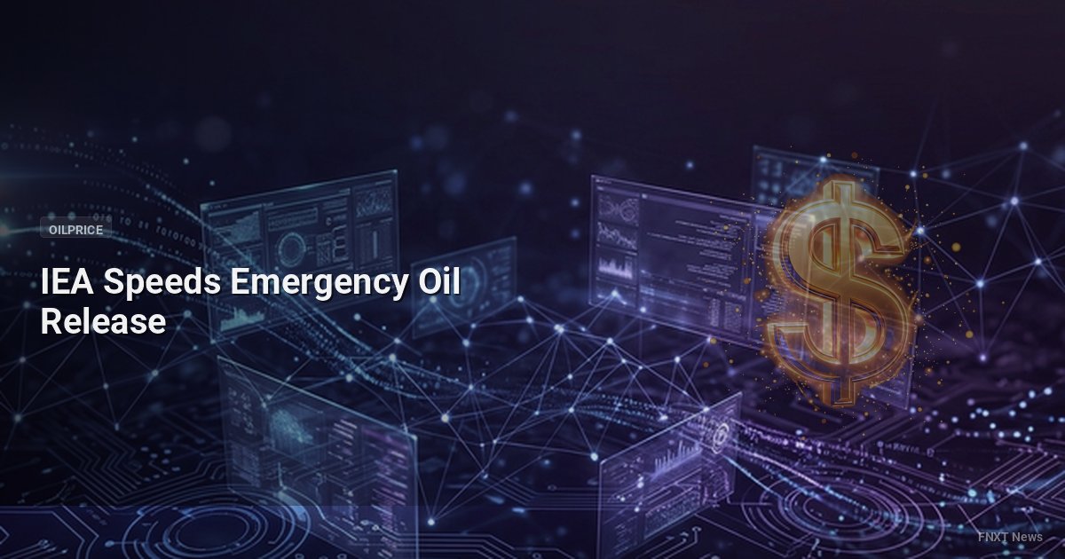 IEA Speeds Emergency Oil Release