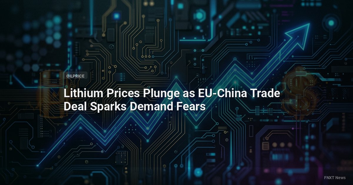 Lithium Prices Plunge as EU-China Trade Deal Sparks Demand Fears