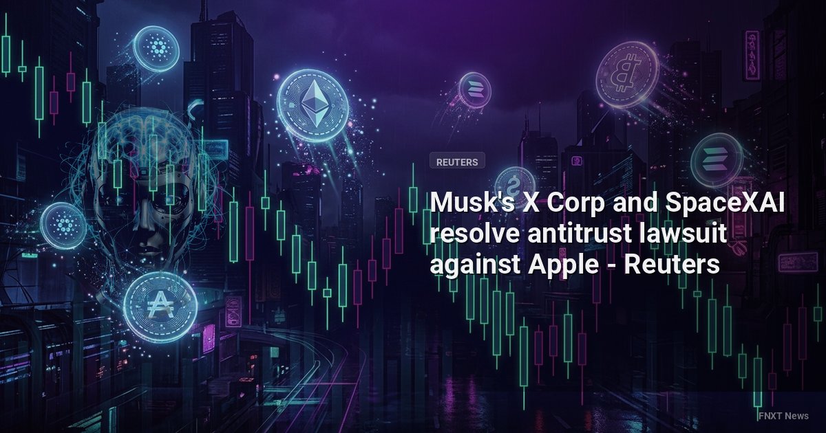 Musk's X Corp and SpaceXAI resolve antitrust lawsuit against Apple - Reuters