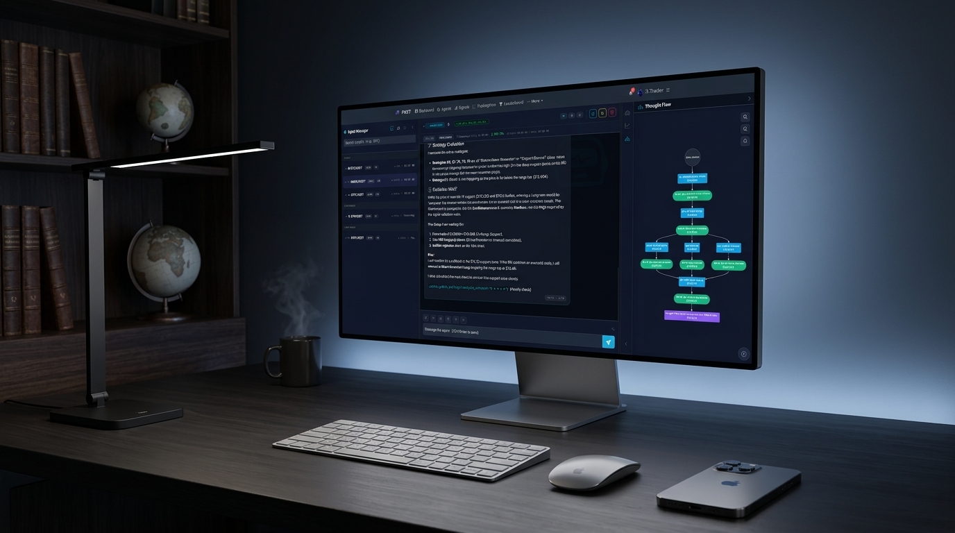 FNXT Agent Manager — Visualizing Swarm memory flow and inter-agent communication
